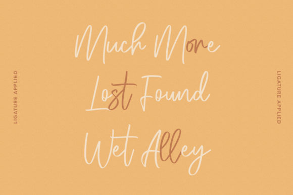 Melly Hailey Font PNG with transparent background - Preview 4