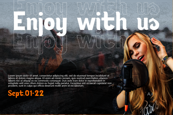 Qichen Font PNG with transparent background - Preview 3