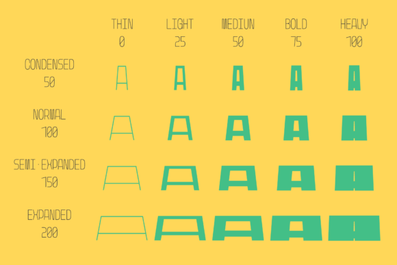 Rasterquan Font PNG with transparent background - Preview 2
