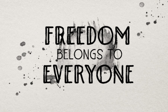 Riotous Font PNG with transparent background - Preview 1