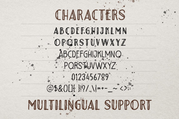 Riotous Font PNG with transparent background - Preview 5