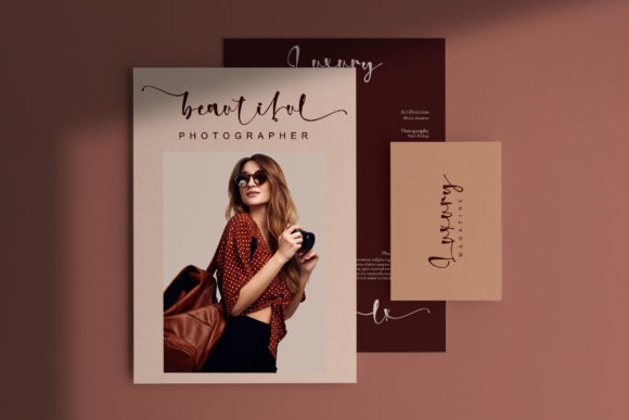 Rossellia Font PNG with transparent background - Preview 2