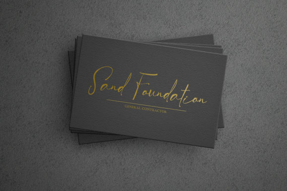 Royal Signature Font PNG with transparent background - Preview 3