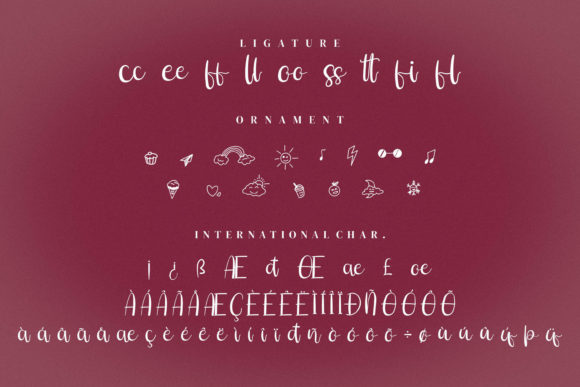 Shitti Beauty Font PNG with transparent background - Preview 5