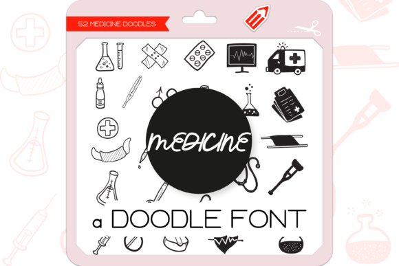 The Medicine Dingbats Font By WADLEN