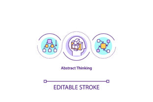 Abstract Thinking Concept Icon Graphic by IMG visuals icons · Creative ...