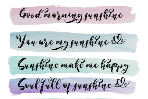 Baby Sunshine Font - Preview 1