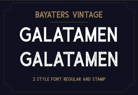 Bayaters Font - Preview 1