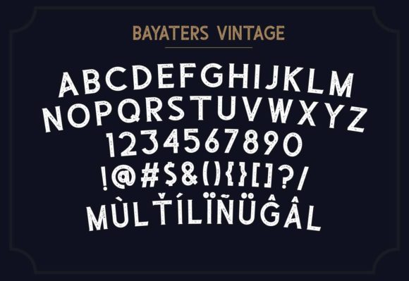 Bayaters Font - Preview 5