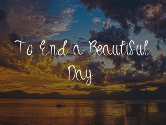 Beautiful Sunset Font - Preview 3