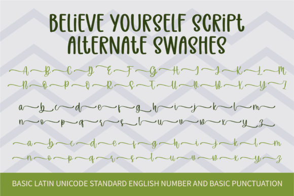 Believe Yourself Font - Preview 1
