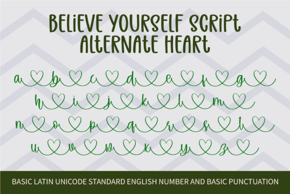 Believe Yourself Font - Preview 2