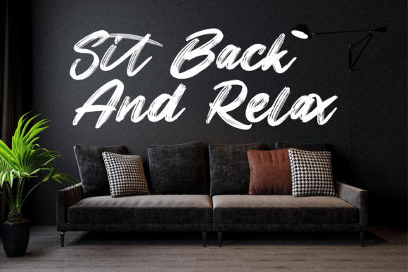 Black Raint Font - Preview 1