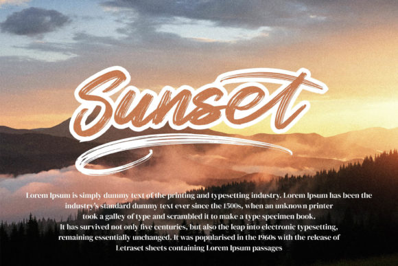 Black Raint Font - Preview 2