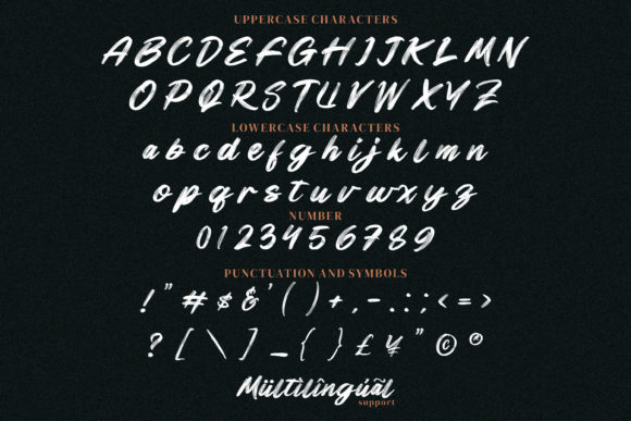 Black Raint Font - Preview 5