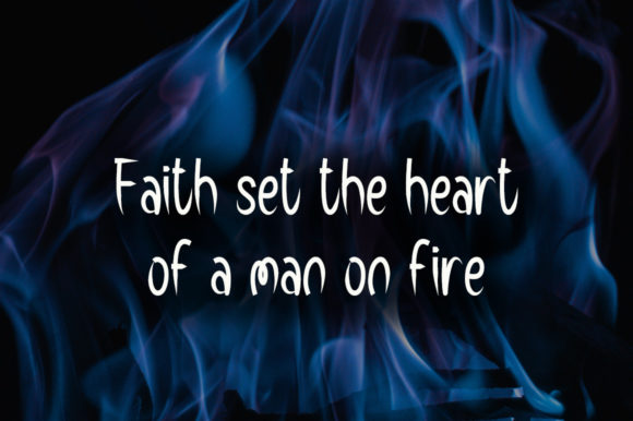 Blue Fire Font - Preview 2