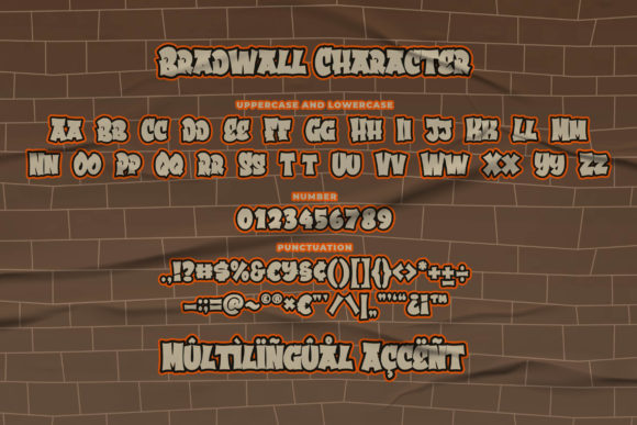 Bradwall Font - Preview 4