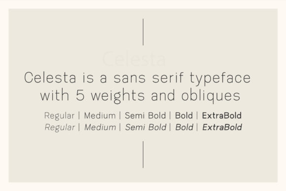 Celesta Font - Preview 1