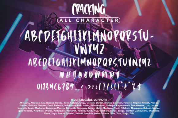 Cracking Font - Preview 6