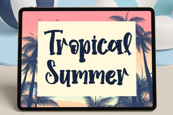 Hello Beach Font - Preview 1