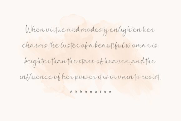 Hello Nadhira Font PNG with transparent background - Preview 4