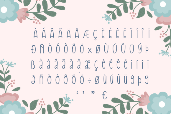Kamilah Font PNG with transparent background - Preview 2