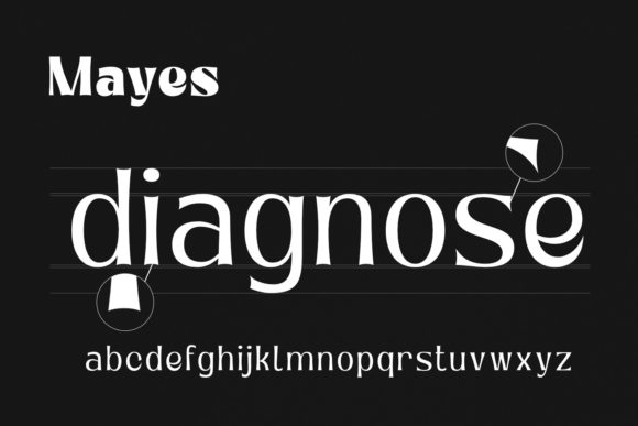 Mayes Font PNG with transparent background - Preview 6