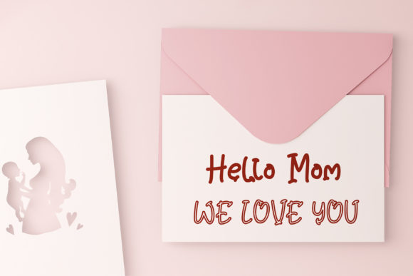 Mommy and Baby Font font preview - 1