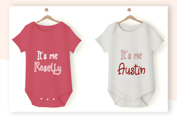 Mommy and Baby Font font preview - 6