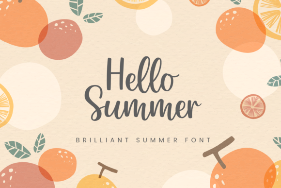 Brilliant Summer Font - Preview 1