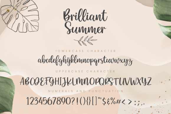 Brilliant Summer Font - Preview 2