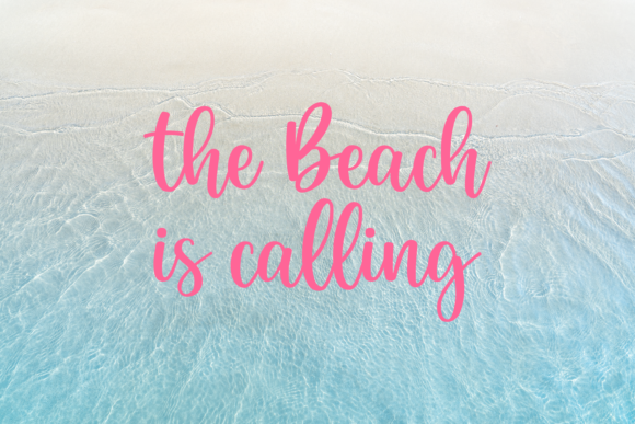 Brilliant Summer Font - Preview 5