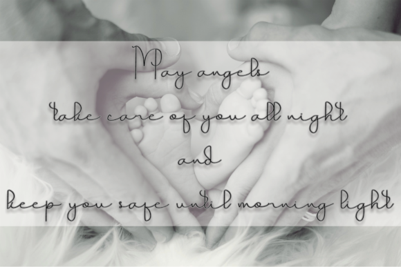 Hallo Beautiful Font PNG with transparent background - Preview 2