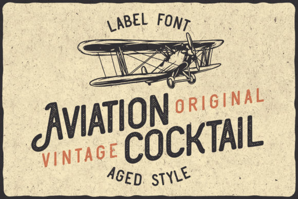 Aviation Cocktail Font - Preview 2
