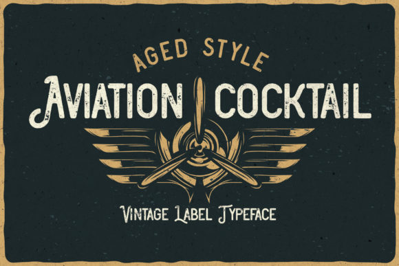 Aviation Cocktail Font - Preview 4