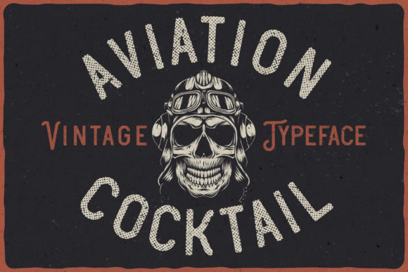 Aviation Cocktail Font - Preview 5