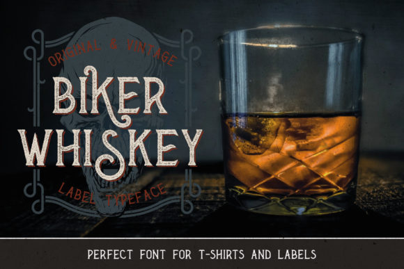 Biker Whiskey Font - Preview 3