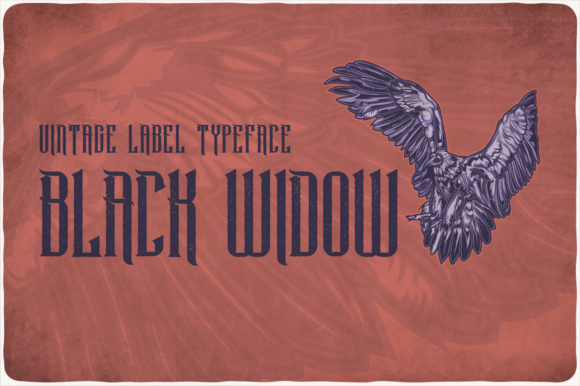 Black Widow Font - Preview 4