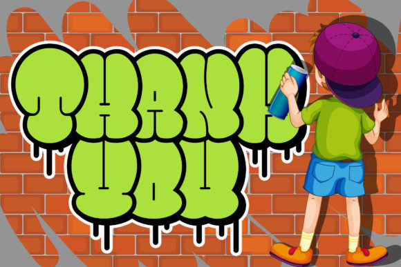 Bomber Throw Font - Preview 5