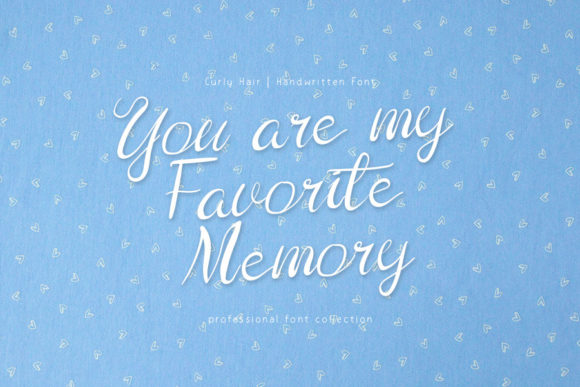 Curly Hair Font - Preview 1