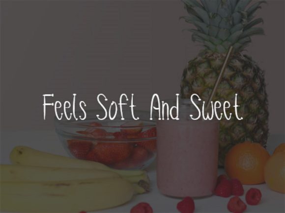 Fruit Smoothies Font - Preview 1