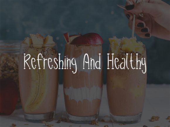 Fruit Smoothies Font - Preview 3