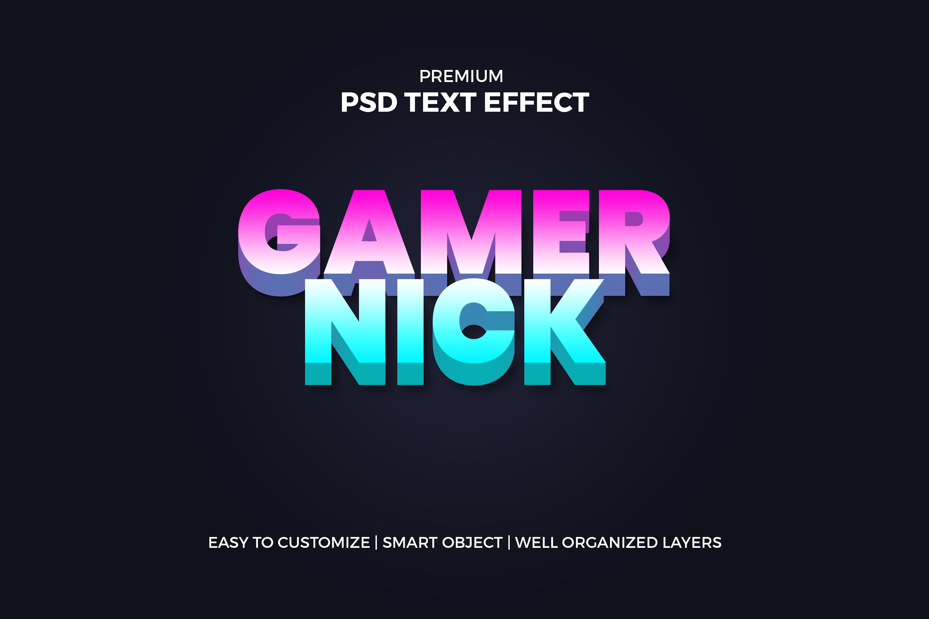Gaming Nick Text Effect