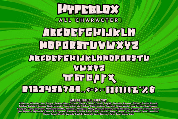 Hypeblox Font - Preview 6