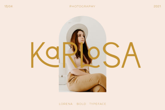 Lorena Font font preview - 1
