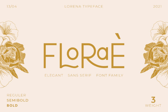 Lorena Font font preview - 2