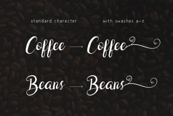 Luxuriest Font PNG with transparent background - Preview 5
