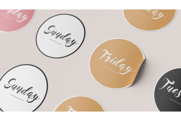 Maida Valley Font PNG with transparent background - Preview 3