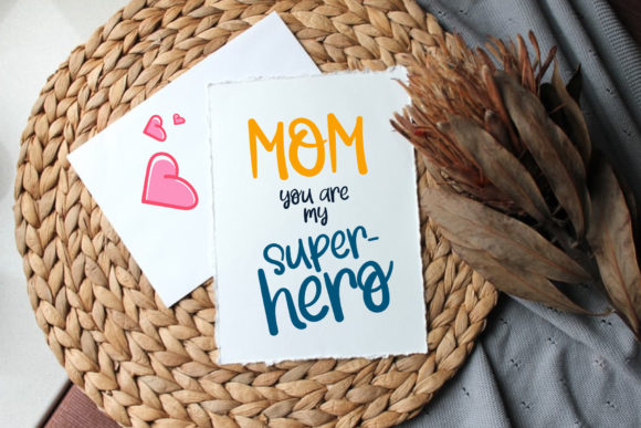 Mom of Boys Font PNG with transparent background - Preview 2