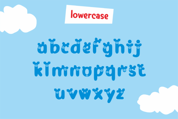 Piggy Font PNG with transparent background - Preview 1